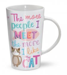 The more i like my Cat - Mug - Becher - Latte