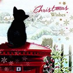 Weihnachtskarte - Christmas Kitten - Christmas Wishes