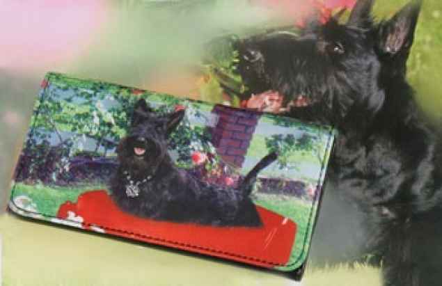Große Brieftasche:»Scottish Terrier«