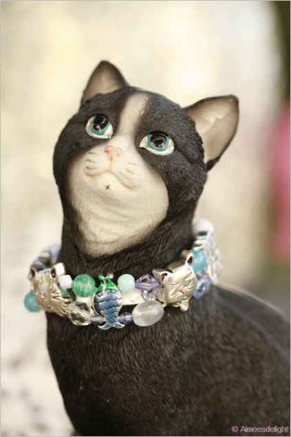 Katzen Armband:"Meow"
