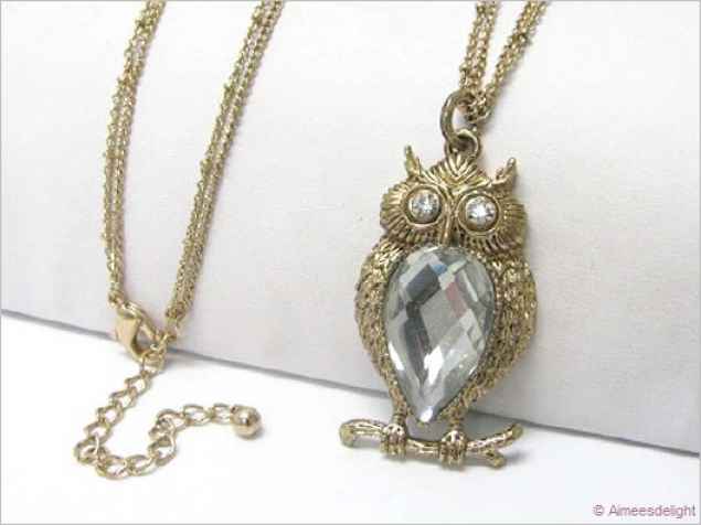 Kette mit Eulenmotiv: "Starlight Owl"